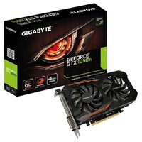 Placa de Vídeo Gigabyte NVIDIA GeForce GTX 1050 Ti OC 4G, GDDR5